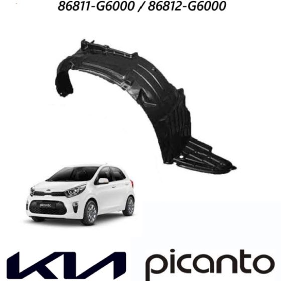 Çamurluk davlumbazı ön sol Picanto 17