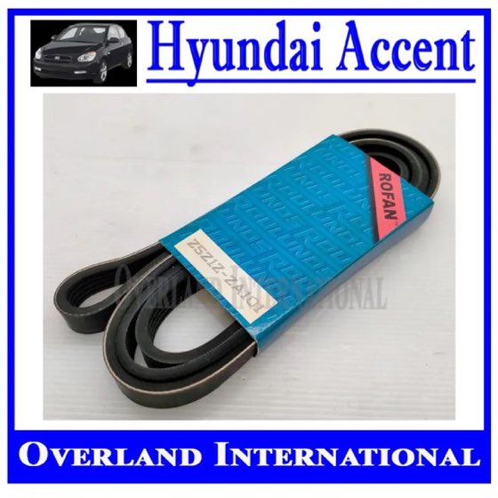 Kanallı kayıs PK- Hyundai accent-era 07 / 11 1.5 CRDi / Getz 05 / 10 1.5 CRDi 4CYL / i20 08 / 11 1.4 CRDI-1.6 CRDi / i10 08 / 12 1.1 CRDi